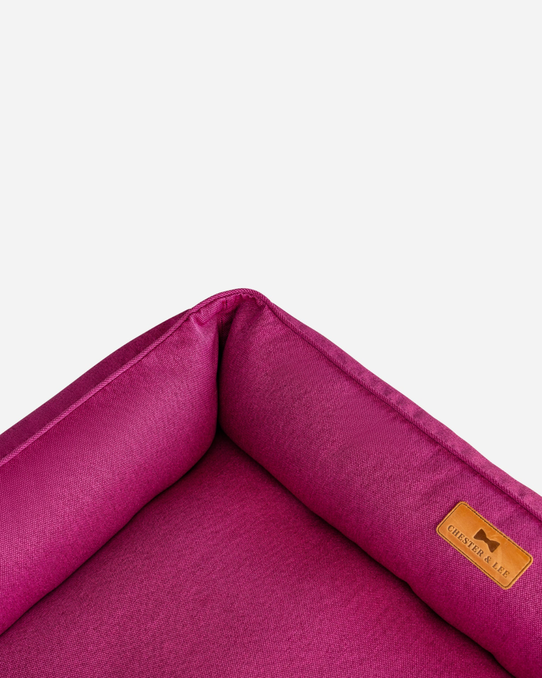 Chester & Lee | Cotton Sleeper Dog Bed Berry Pink by Chester & Lee