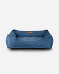 Chester & Lee | Fancy Corduroy Sleeper Dog Bed Blue by Chester & Lee