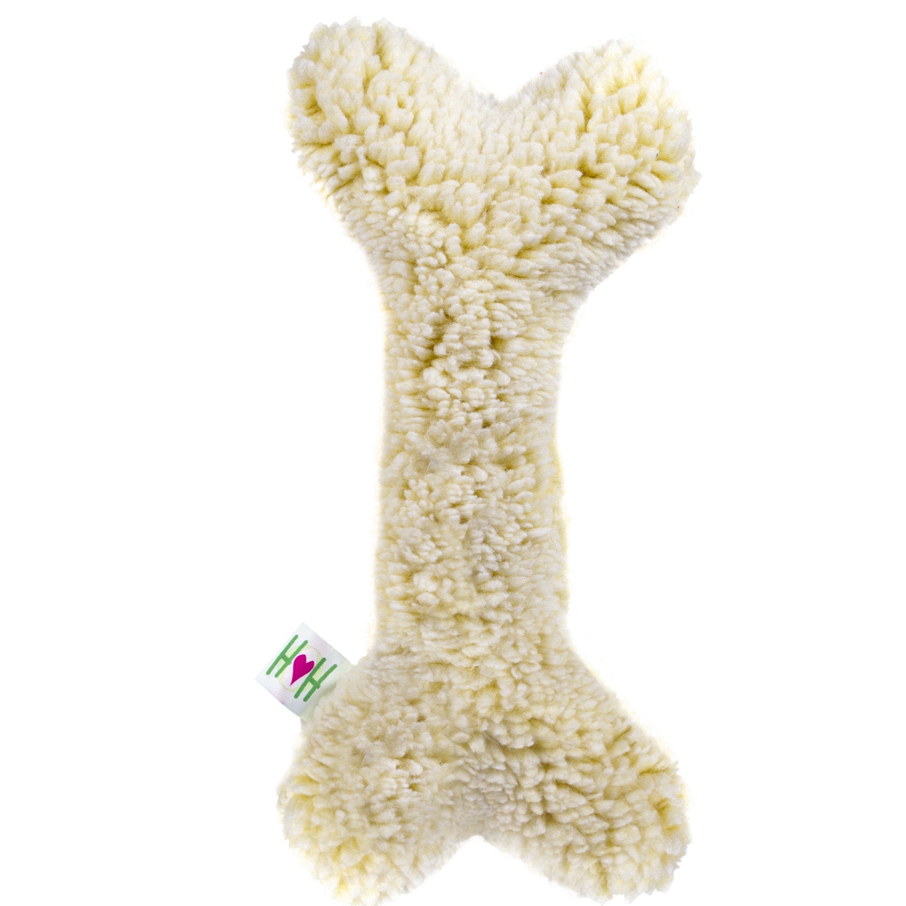 HuggleFleece® 2' Plush Bone Dog Toy by HuggleHounds