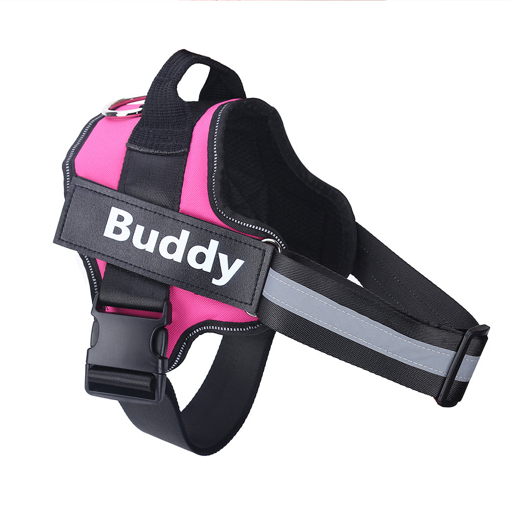 Personalized Dog Harness NO PULL Reflective Breathable Adjustable by Amazing Pet Bargains