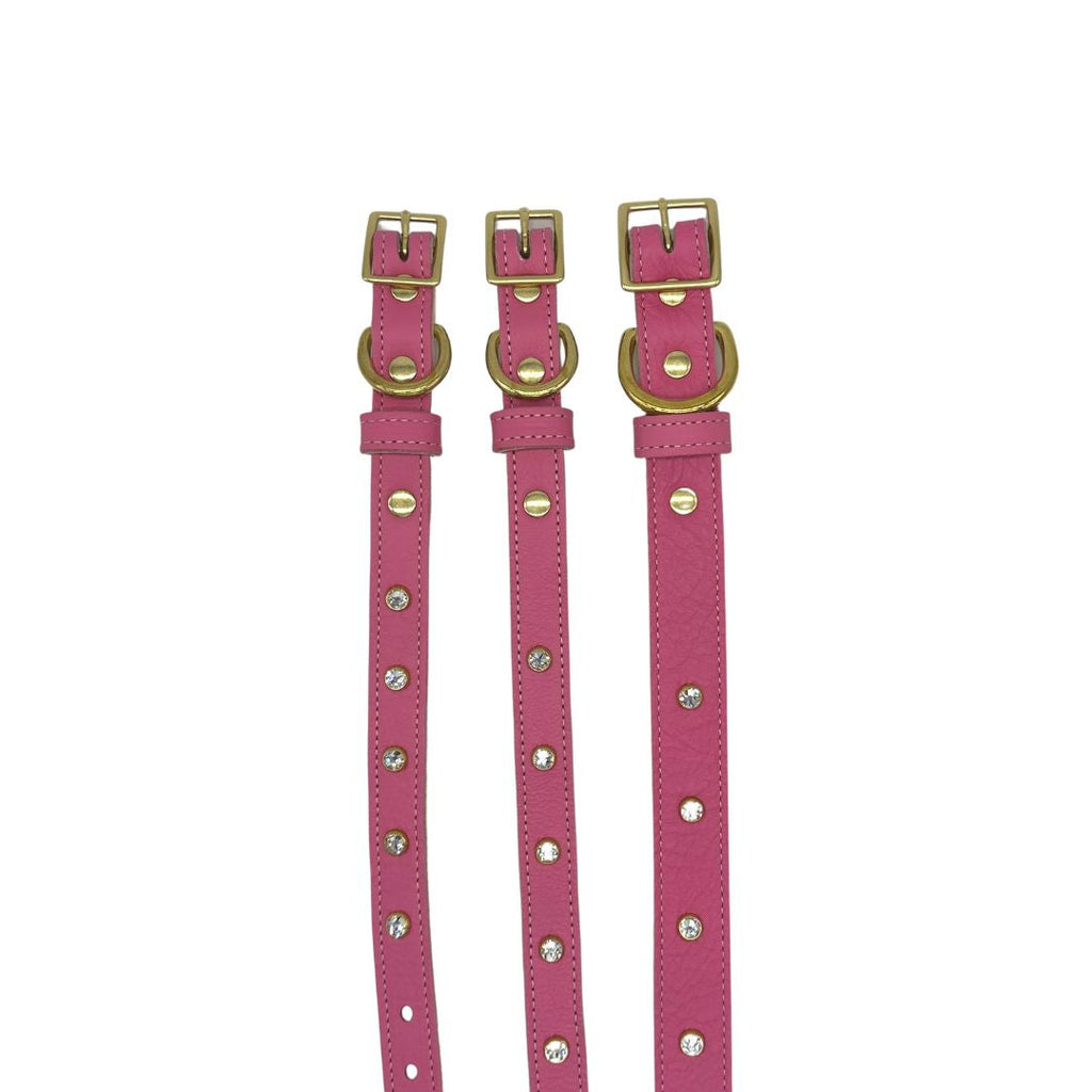 Plain Leather Dog Collar by Bonne et Filou