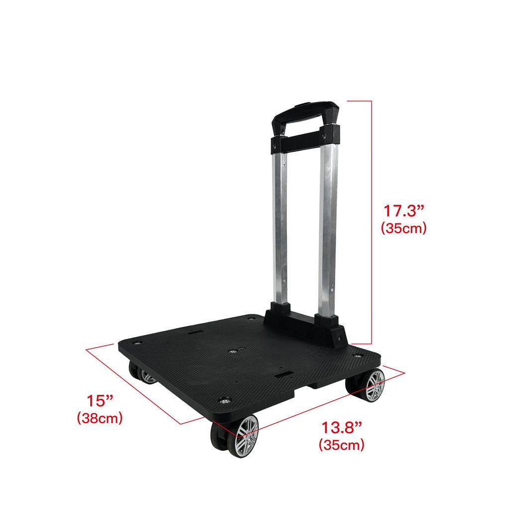 Mr. Peanut's Pet Carrier/Luggage Bag Spinner Wheelbase Luggage Cart by Mr. Peanut's Pet Carriers
