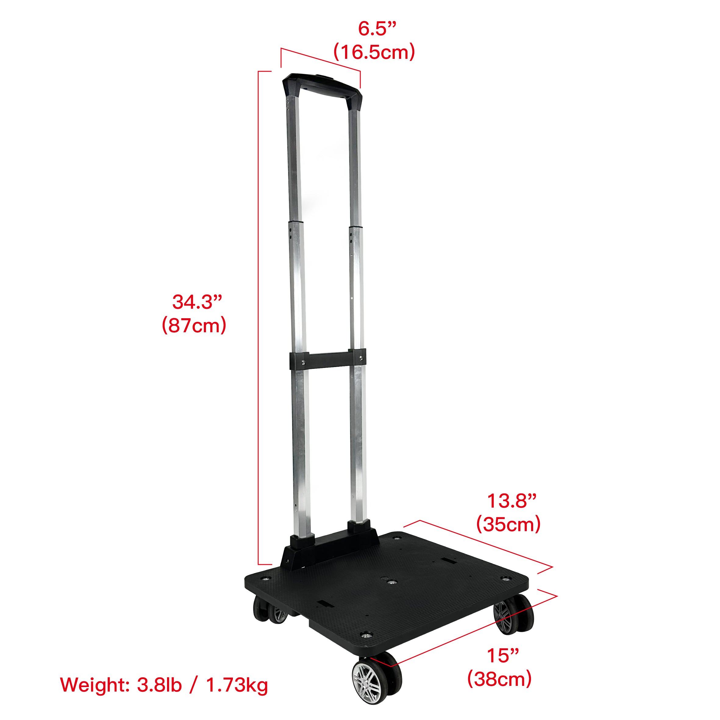 Mr. Peanut's Pet Carrier/Luggage Bag Spinner Wheelbase Luggage Cart by Mr. Peanut's Pet Carriers