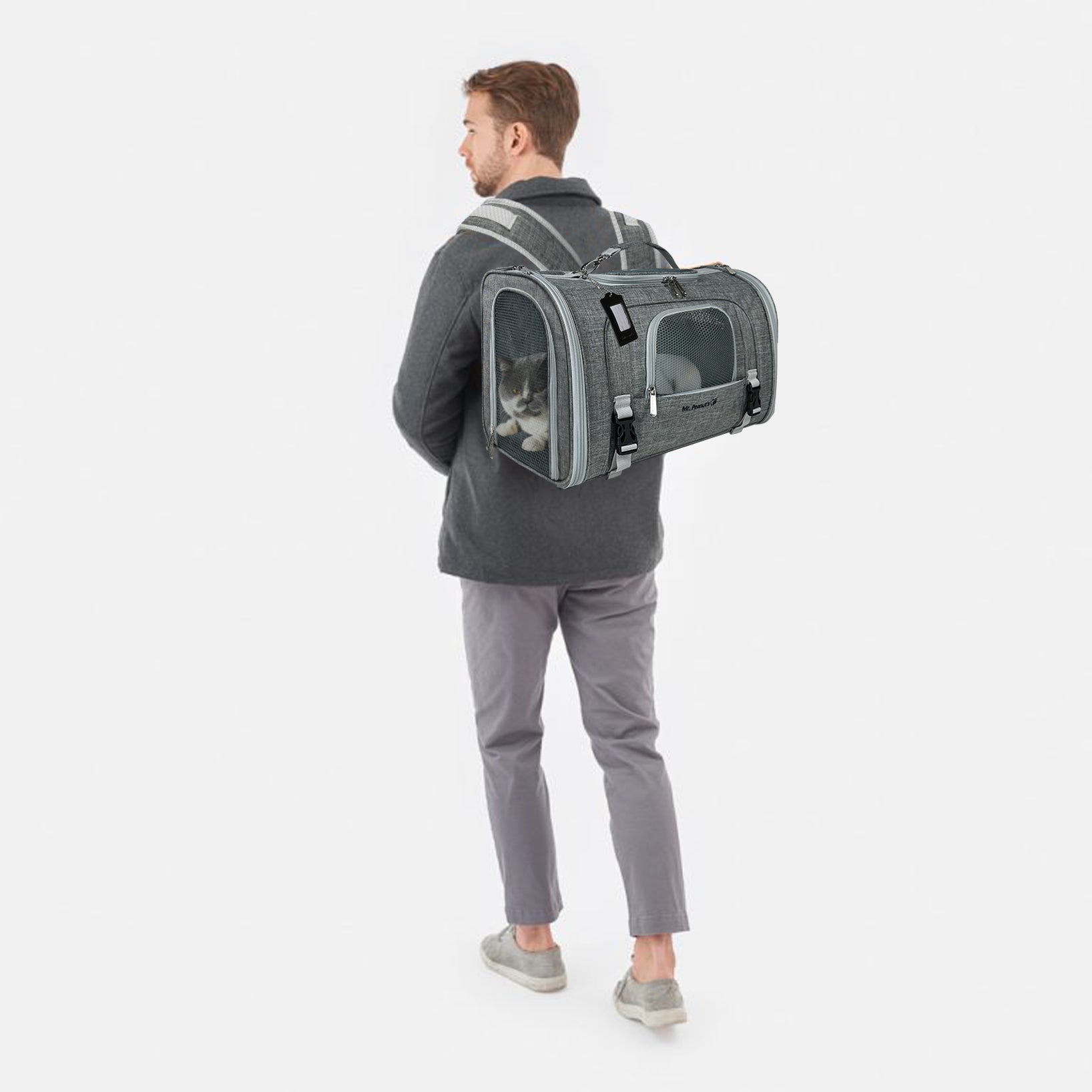 Mr. Peanut's Monterey Series Airline Compliant Horizontal Backpack Pet Carrier by Mr. Peanut's Pet Carriers