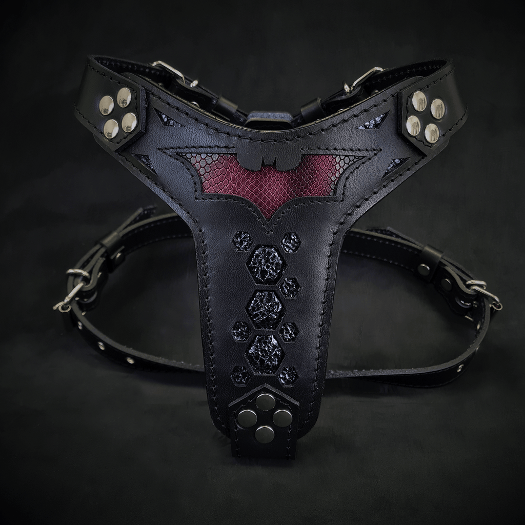 ''Batman'' harness Medium Size by Bestia Dog Gear