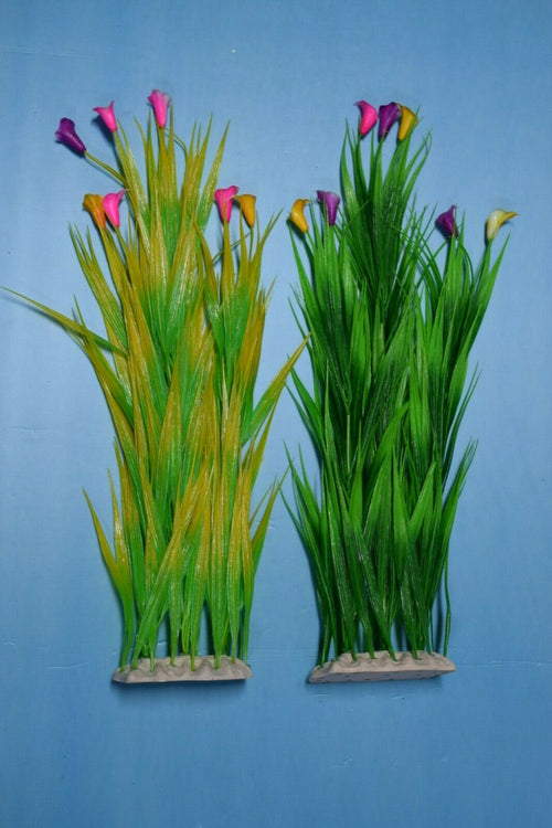 Artificial Aquarium Plant for Fish Tanks, LARGE DECOR 23" aquarium plastic plant by Northeast Aquariums LLC