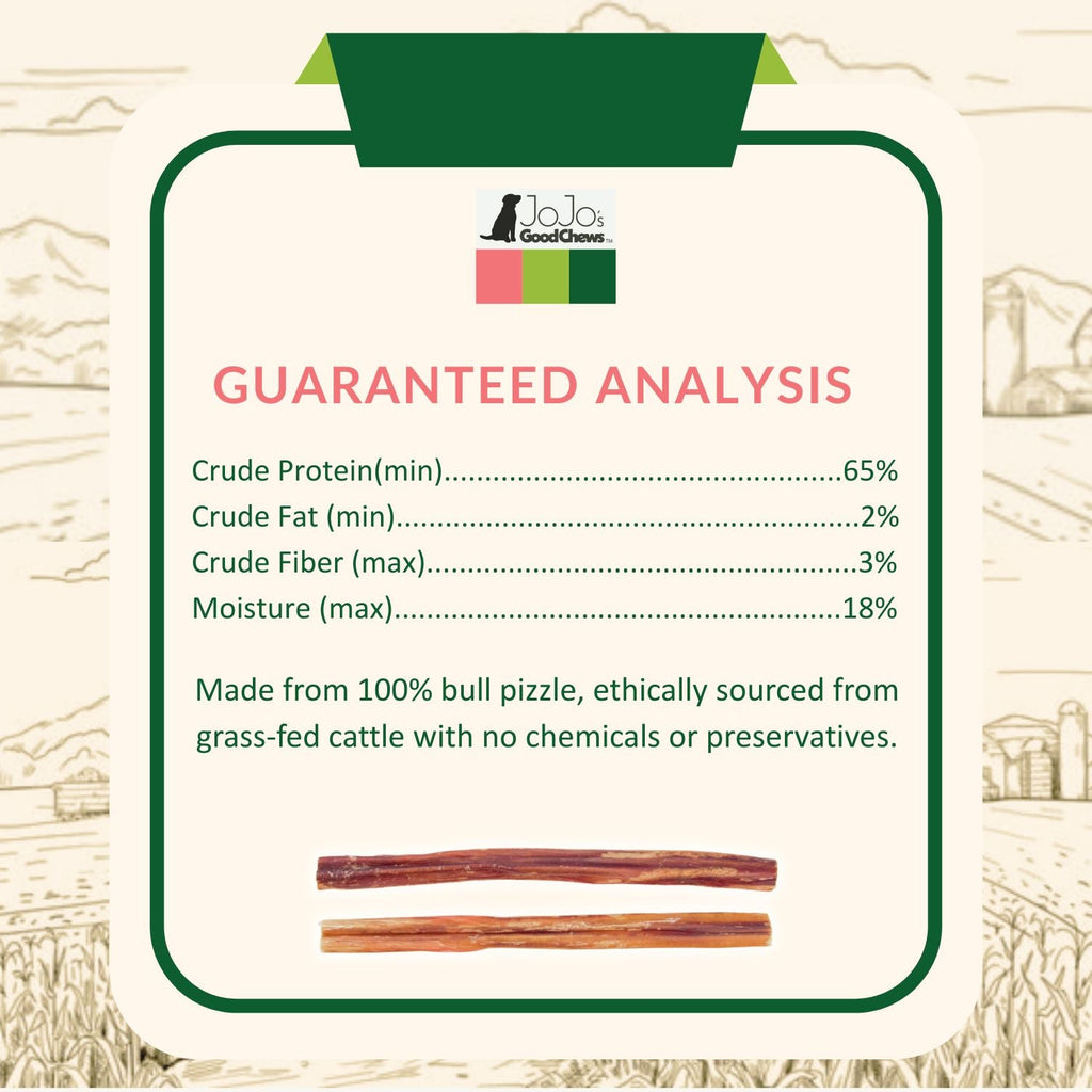 All-Natural Beef Bully Stick Dog Treats, Single Ingredient Dog Chews – 12-Inch Jumbo (2-Pack) by American Pet Supplies