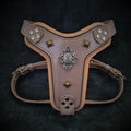 The ''Aztec'' harness Grey Small to Medium Size by Bestia Dog Gear