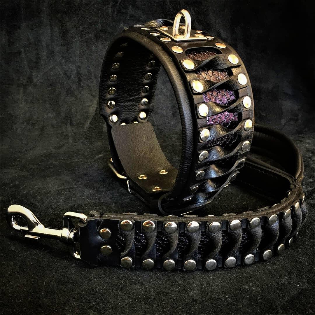 The "Steampunk" leash by Bestia Dog Gear