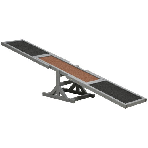 Wooden Dog Agile Seesaw For Training And Exercise, Platform Equipment Running Game Toys by Love My Pet