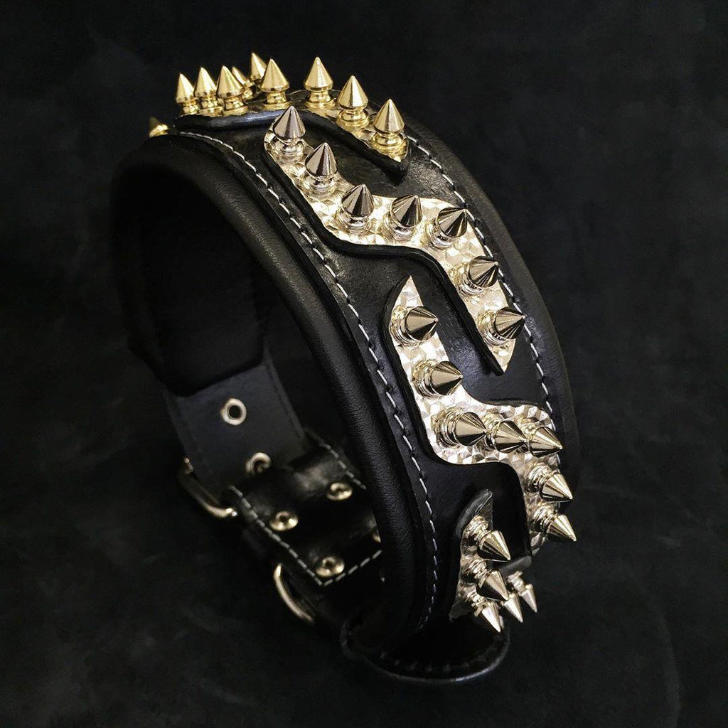 The ''Platinum'' collar by Bestia Dog Gear