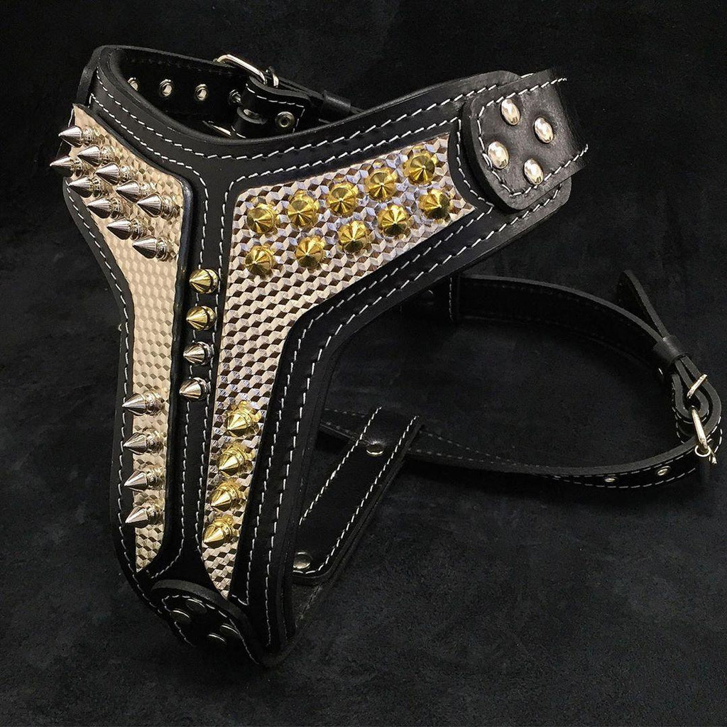 The ''Platinum'' harness by Bestia Dog Gear