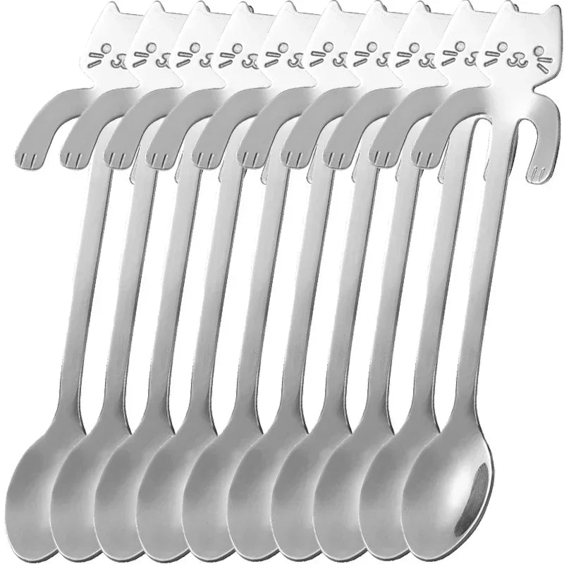 Stainless Steel Cat Coffee Spoon by Love My Pet