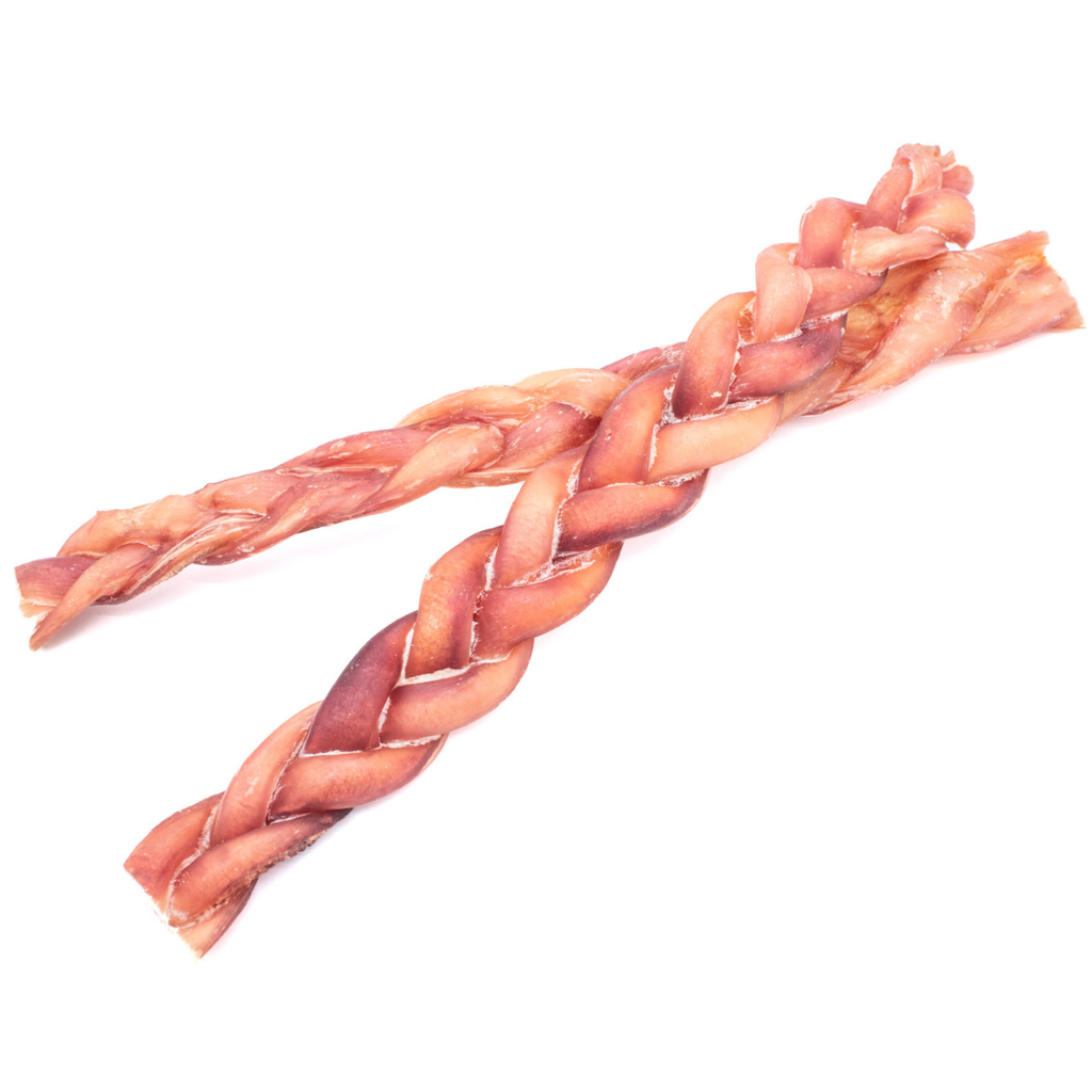 12 Inch Standard Braided Bully Stick by Bully Bunches