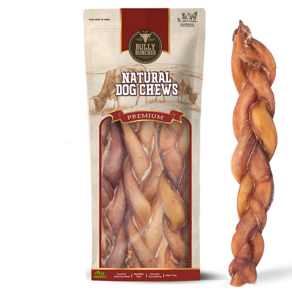 12 Inch Monster Braided Bully Stick by Bully Bunches
