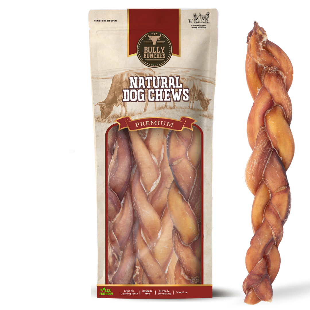 12 Inch Monster Braided Bully Stick by Bully Bunches