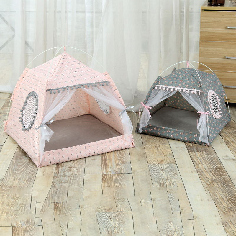 Comfy Calming Pet Tent Bed for Small Dogs and Cats by Furr Baby Gifts