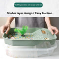 Turtle Tank Detachable Double Layers Habitat With Lid by Love My Pet
