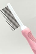 Detangling Pet Comb with Long & Short Stainless Steel Teeth for Removing Matted Fur by The Charleston Cat Groomer