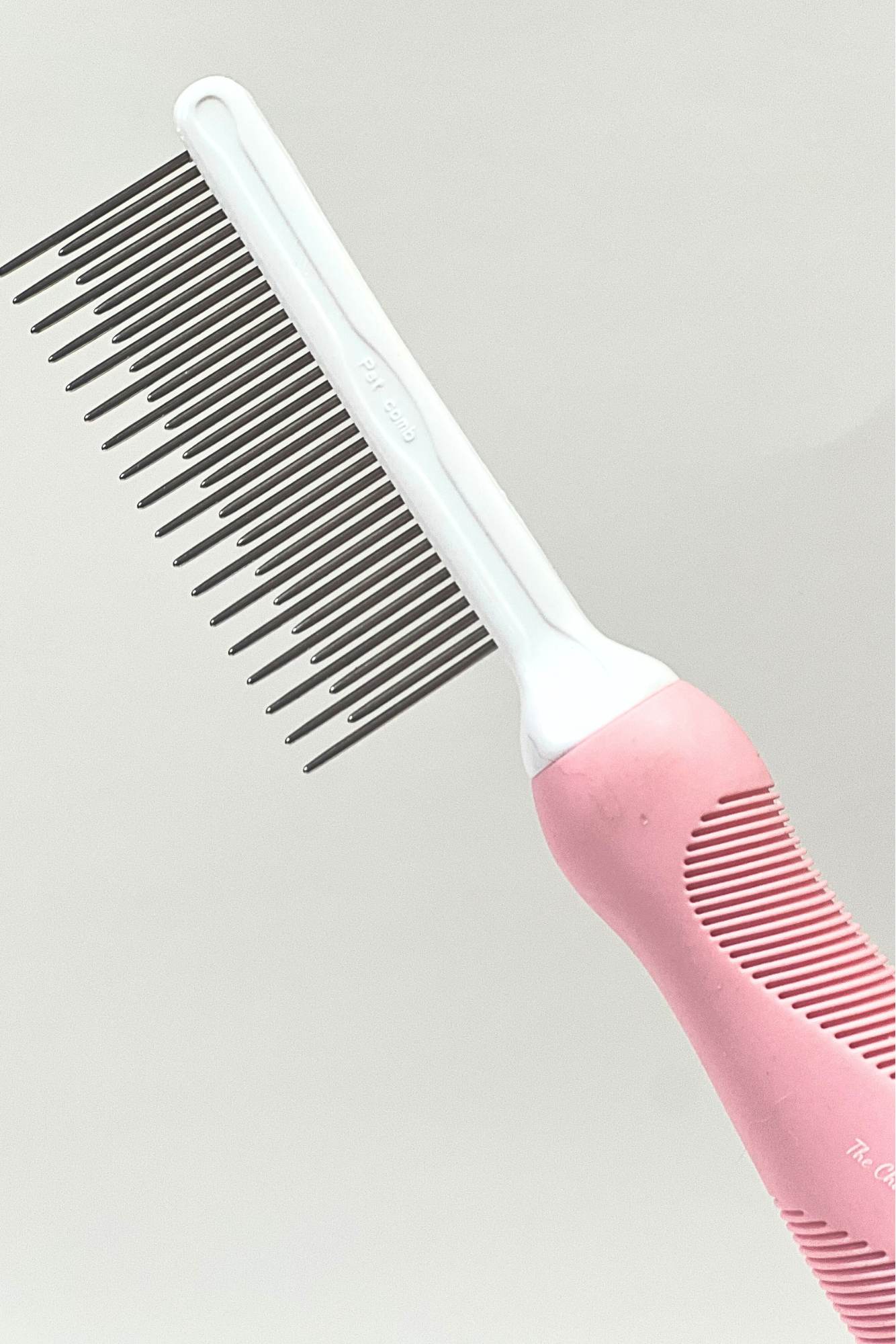 Detangling Pet Comb with Long & Short Stainless Steel Teeth for Removing Matted Fur by The Charleston Cat Groomer