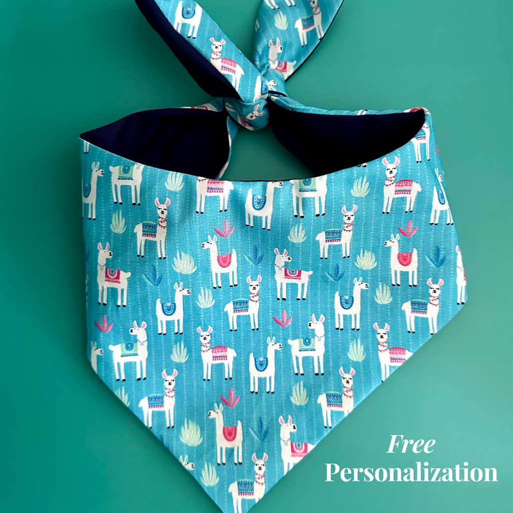 Llama Dog Bandana by Happy Tails Outfitters