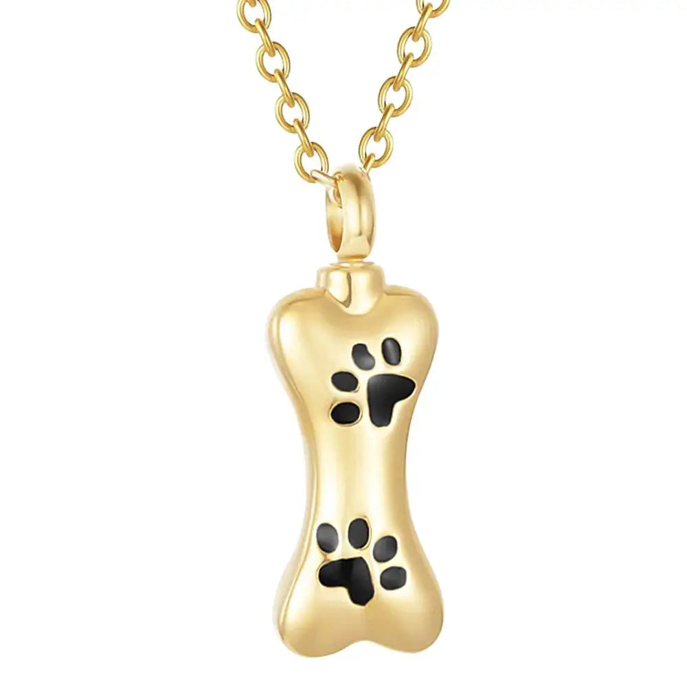 Paw Print Pet Urn Necklace
