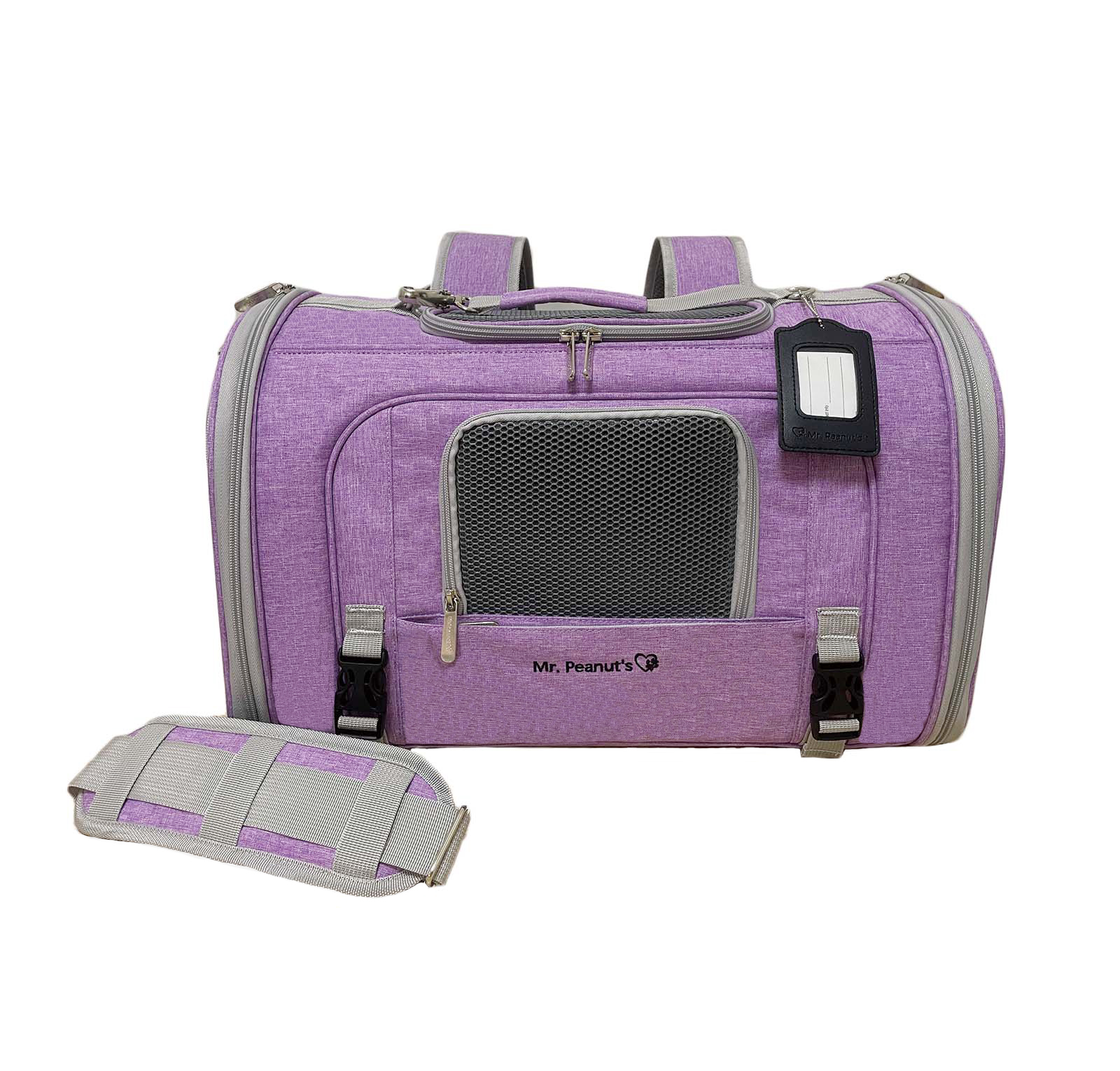 Mr. Peanut's Monterey Series Airline Compliant Horizontal Backpack Pet Carrier by Mr. Peanut's Pet Carriers