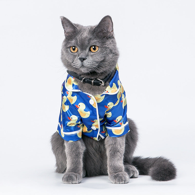 Pet Silk Duck Pajamas by Furr Baby Gifts