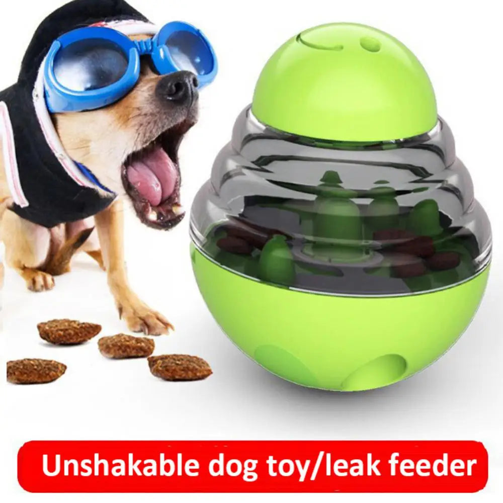 Multicolored Pet Dog Toy Treat Leaking Ball by Love My Pet