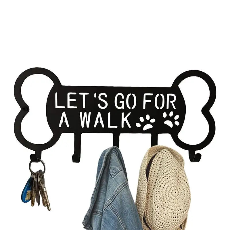 Key Holder Wall Mount Dog Bone Shape