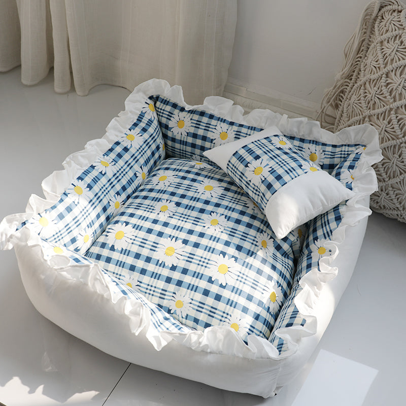 Princess Dog Bed Sofa Pet for Small Dogs Cat by Furr Baby Gifts