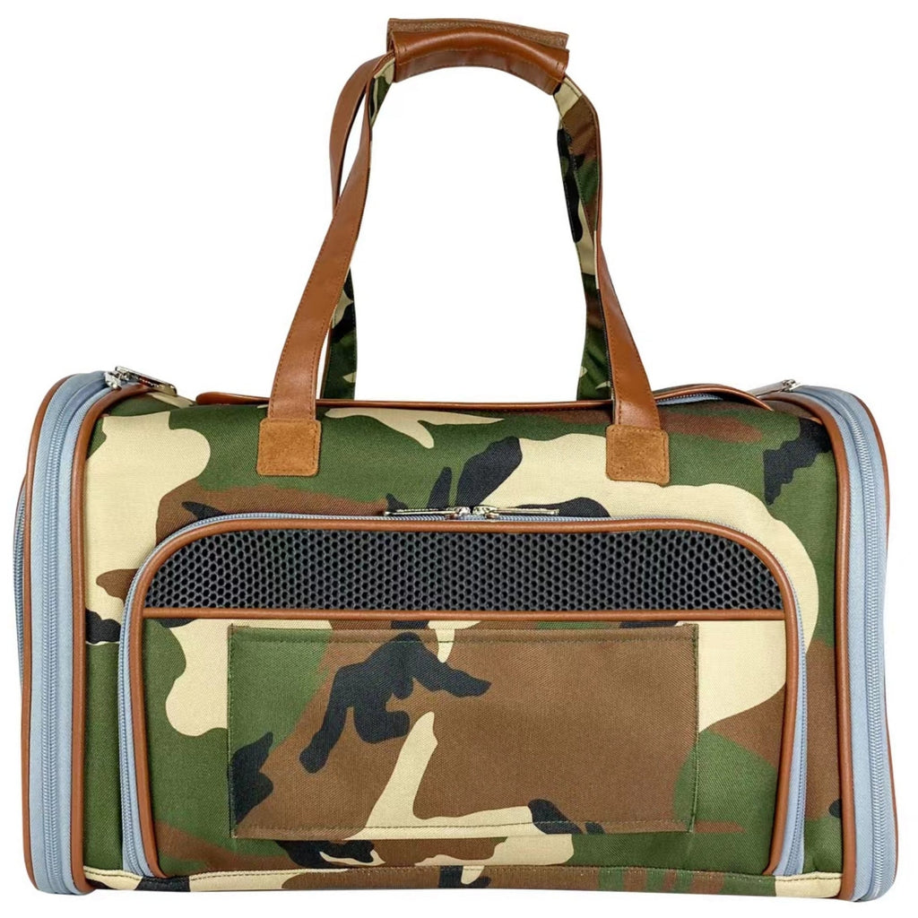 Mr. Peanut's Gold Series Standard Size Airline Compliant Expandable Pet Carrier - Prints Edition by Mr. Peanut's Pet Carriers