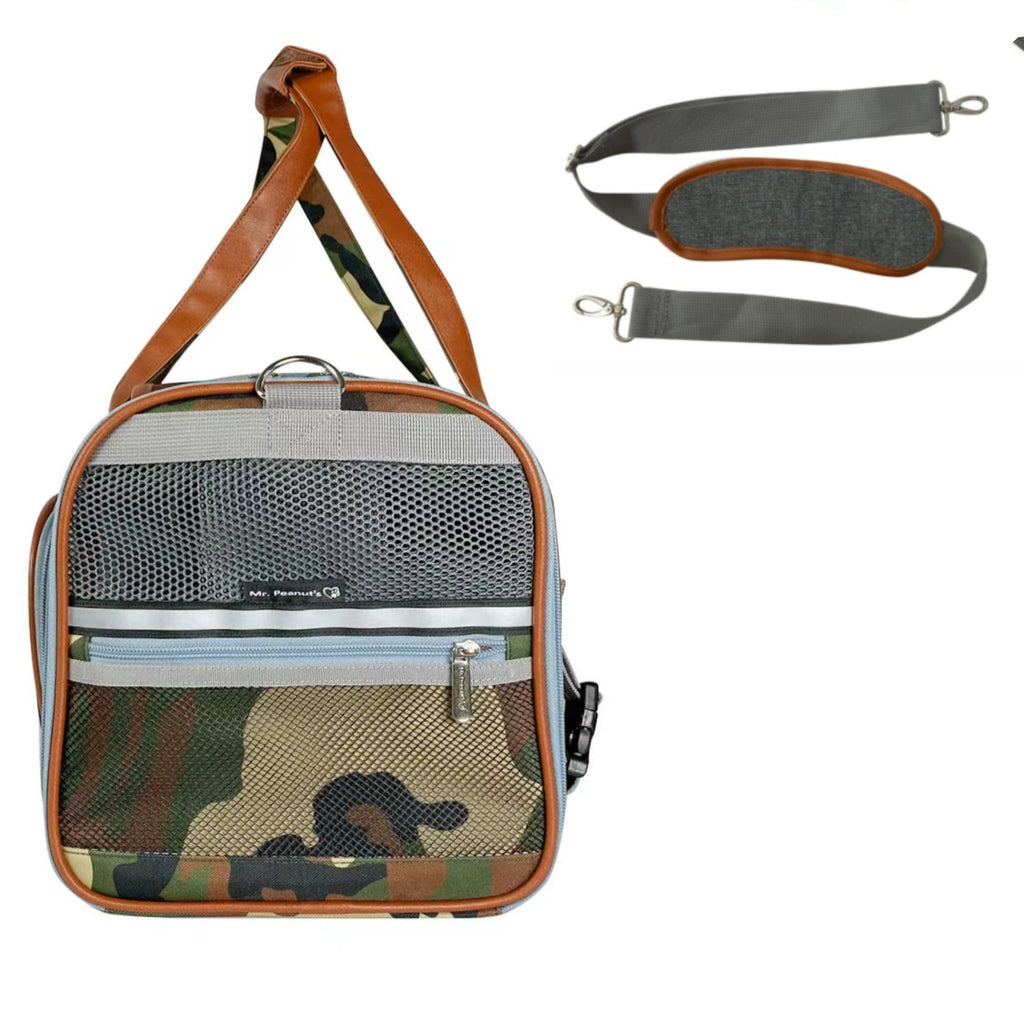 Mr. Peanut's Gold Series Standard Size Airline Compliant Expandable Pet Carrier - Prints Edition by Mr. Peanut's Pet Carriers