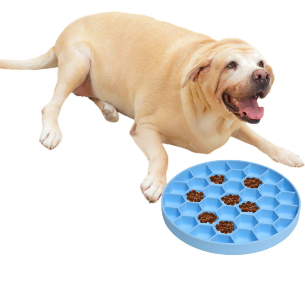 Mr. Peanut's Silicone Slow Feeder Dog Bowl by Mr. Peanut's Pet Carriers