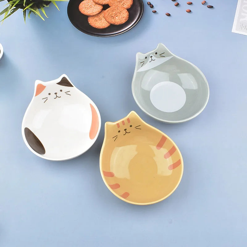 Ceramic Cat Face Tableware