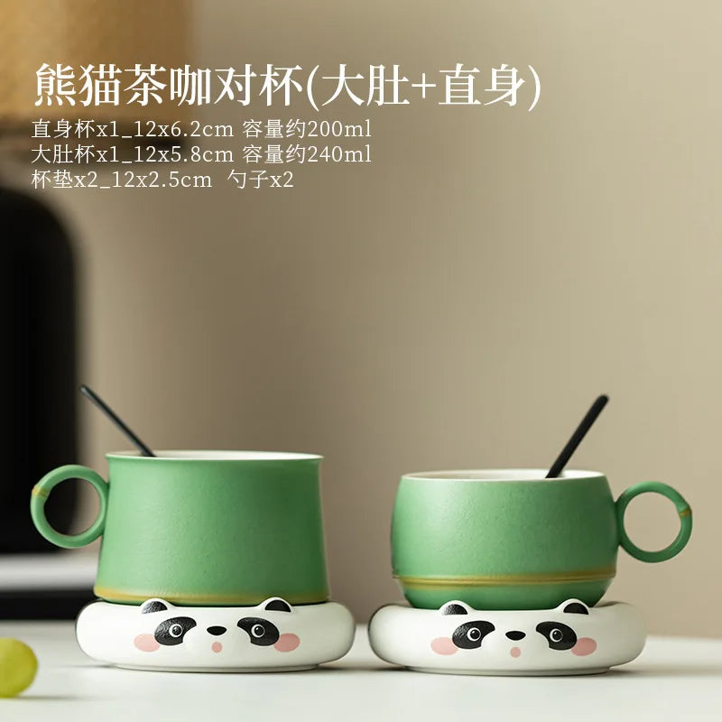 Hand Crafted Animal Ceramic Mug, Bowl With Saucer Kit by Love My Pet