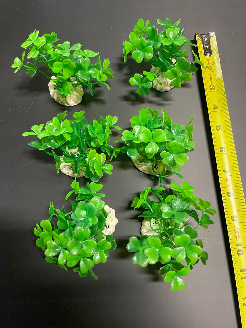 PREMIUM Small Artificial Aquarium Plants - Set of 6 - Aquatics Safe by Northeast Aquariums LLC