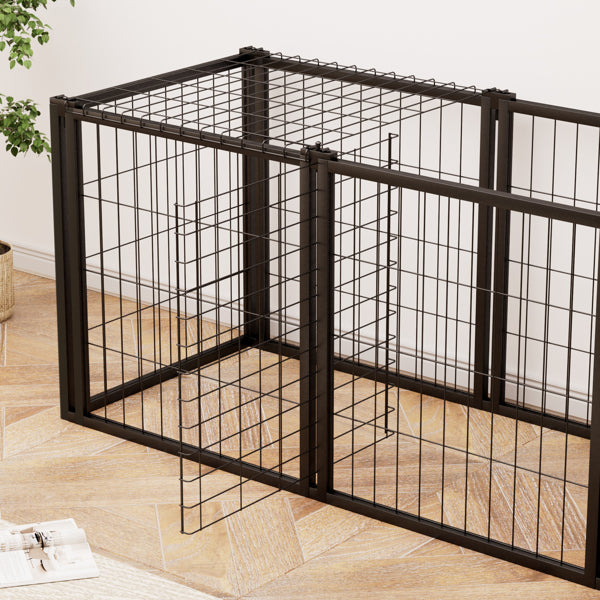Dog Cage 47.2 Inches, Suitable For Small And Medium-sized Dogs