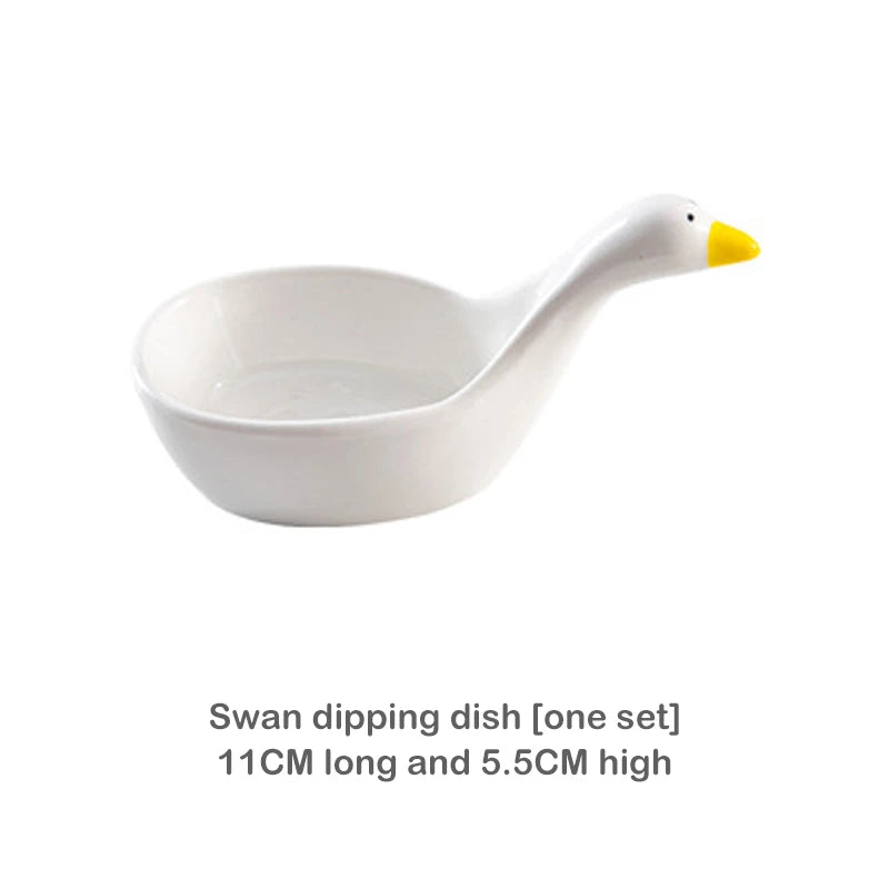 Ceramic Dipping Bowl, Cute Animal Shapes