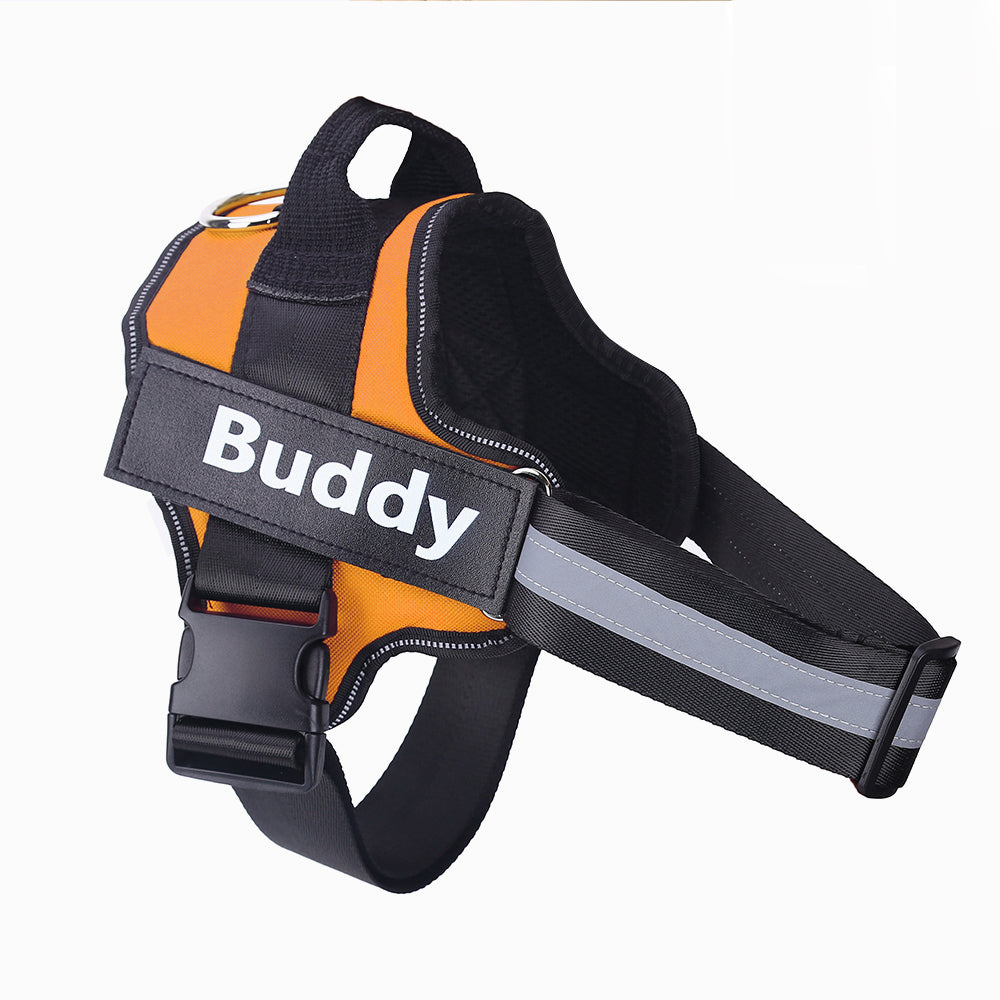 Personalized Dog Harness NO PULL Reflective Breathable Adjustable by Amazing Pet Bargains