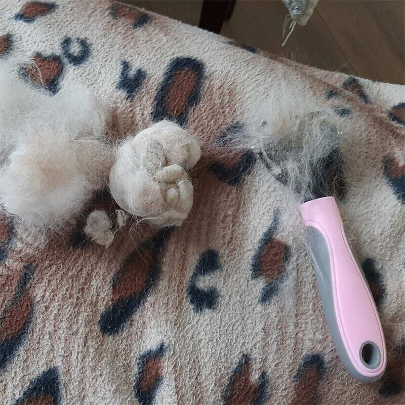 Grooming Brush For Dog/Cat DE shedding Tool Rake Comb Fur Remover Reduce 2-Side Dematting Tool For Dogs Cats by VetsPetStore
