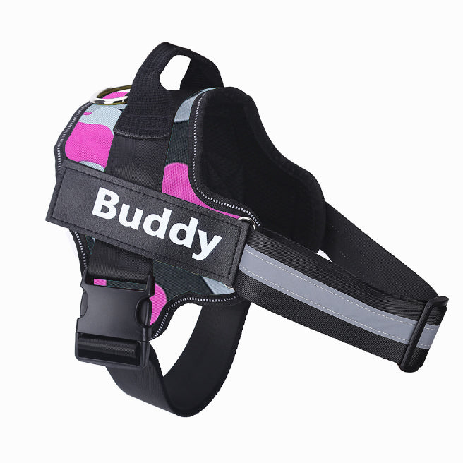 Personalized Dog Harness NO PULL Reflective Breathable Adjustable by Amazing Pet Bargains