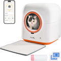 60L Automatic Cat Litter Box, Deodorizing, Infrared Sensor, Suitable For Multiple Cats