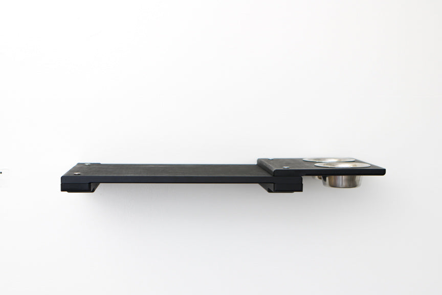 Wall Mounted Cat Feeding Shelf by Catastrophic Creations