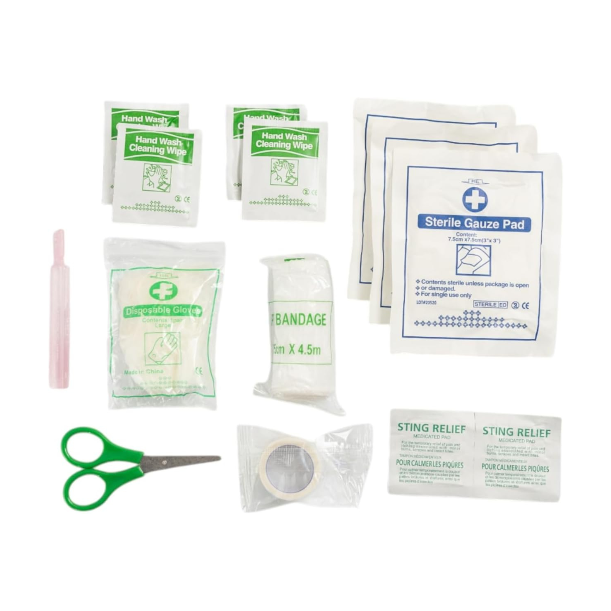 19-Piece Pet Travel First Aid Kit with Carabiner - Compact Emergency Care for Adventurous Pets by American Pet Supplies