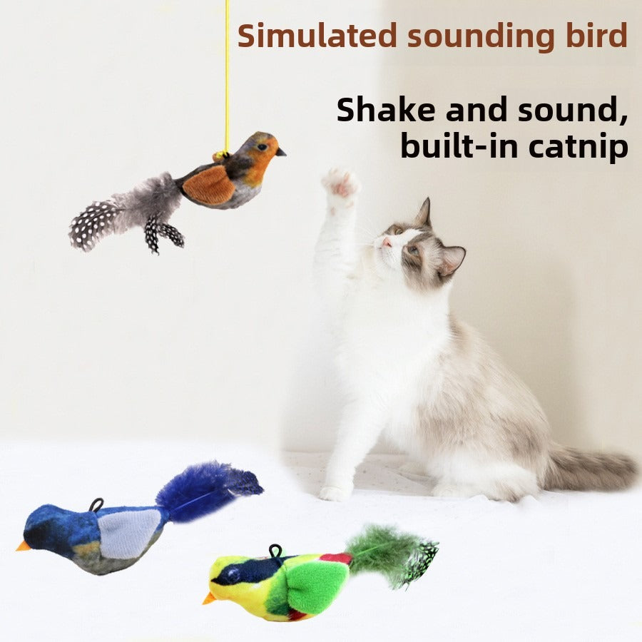 Pet Sound Bird Toy, Safe Material, Durable And Anti-bite, Alleviate Pet Anxiety by Love My Pet