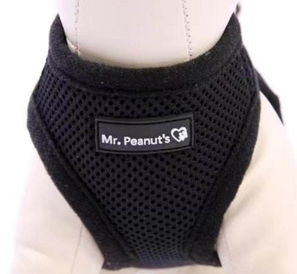 Mr. Peanut's PupTrek Soft Mesh Pet Harness with Matching Leash – Adjustable, Breathable, Choke-Free by Mr. Peanut's Pet Carriers