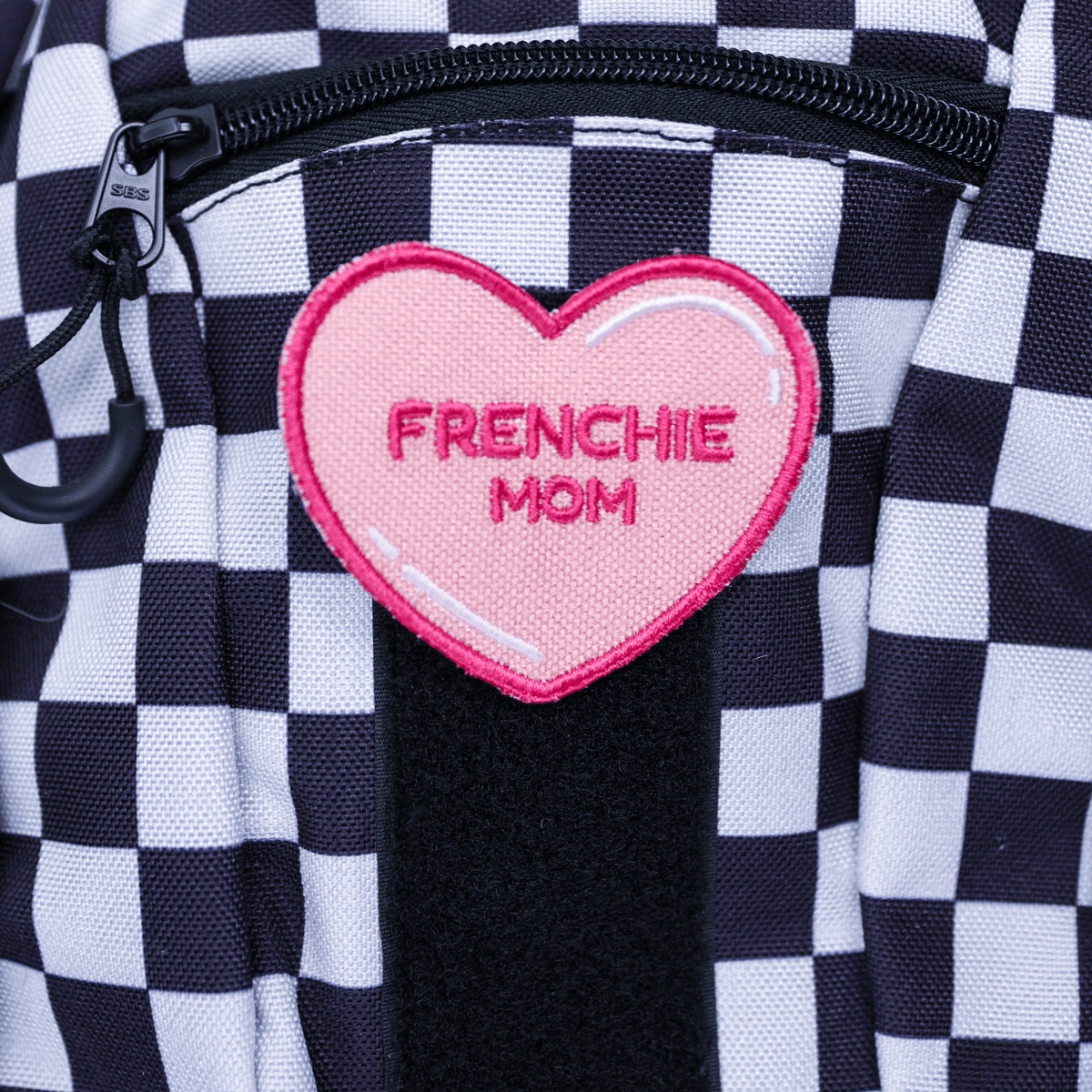 Frenchie Mom Heart Patch by K9 Sport Sack