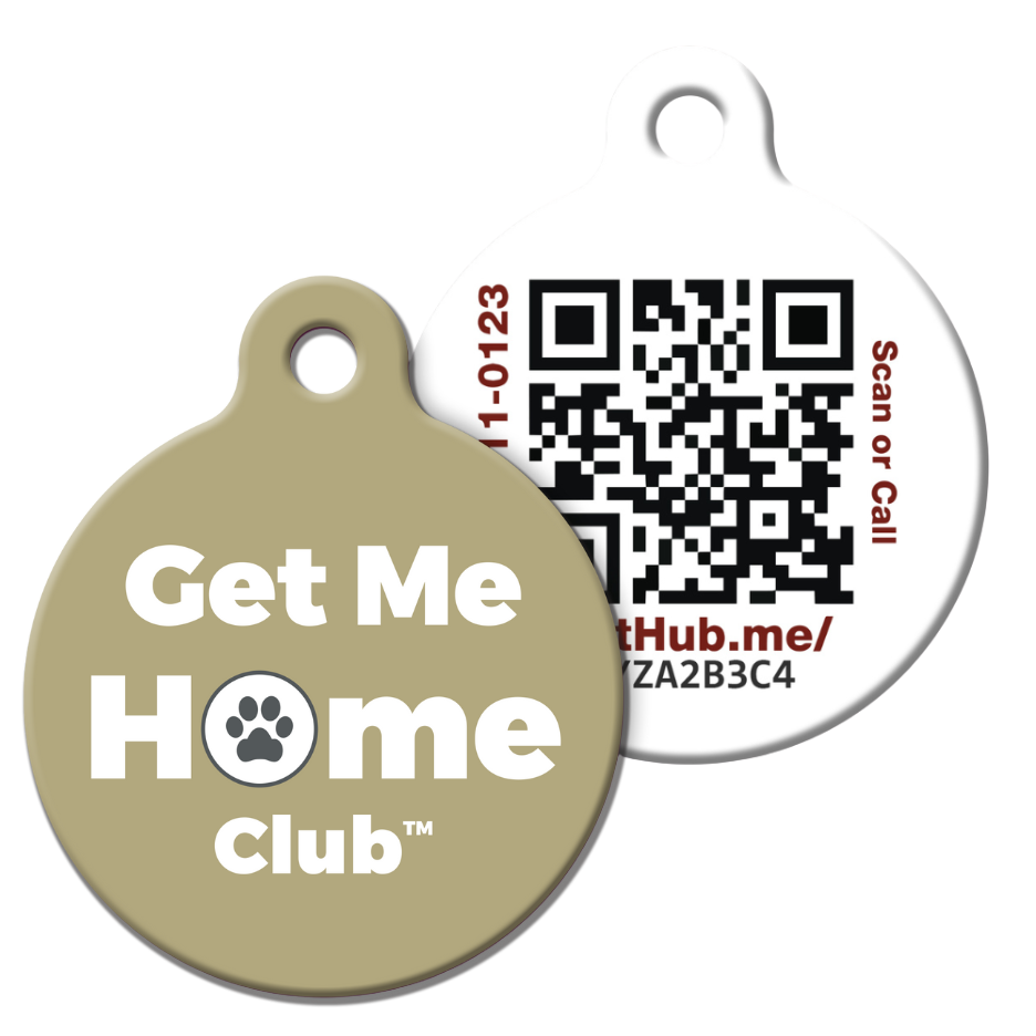 PetHub QR Pet ID Tag – Get Me Home Club by PetHub