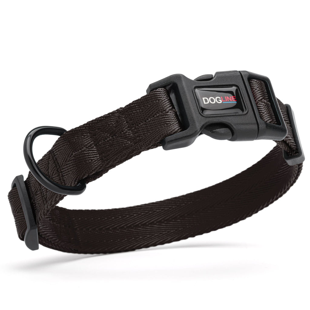 Nylon Flat Dog Collar by Dogline